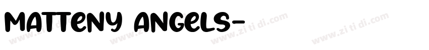 Matteny Angels字体转换